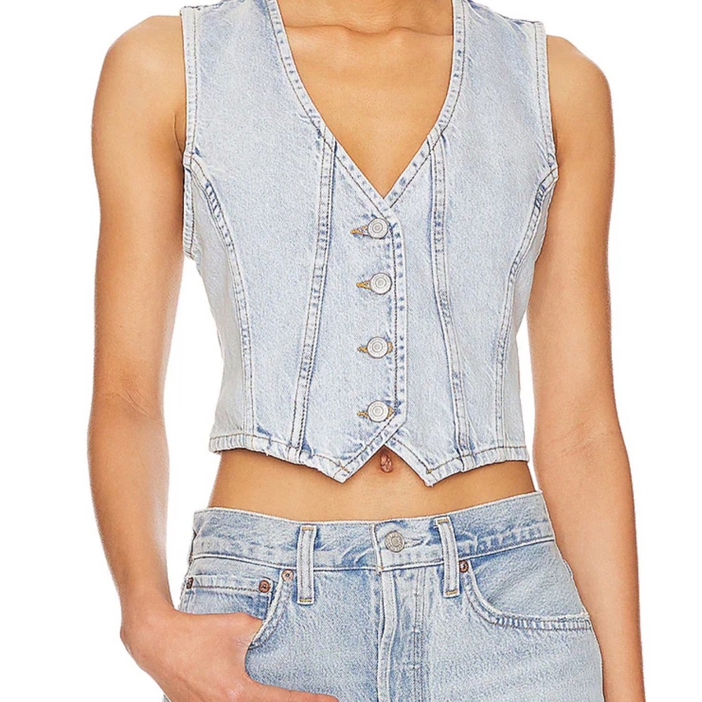 Free People Tate Denim Vest